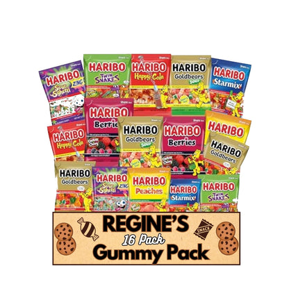 Haribo Gummy Candy Gift Box - 16 Packs