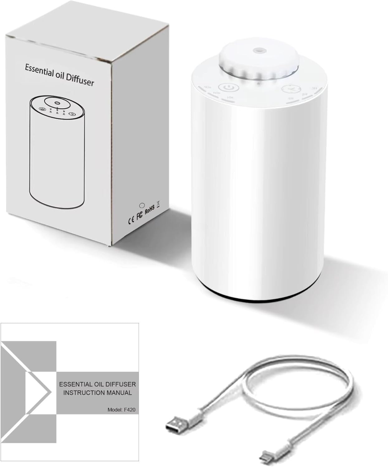 Mini Aroma Diffuser - White