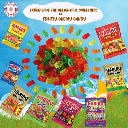 Haribo Gummy Candy Gift Box - 16 Packs