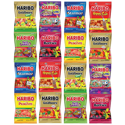 Haribo Gummy Candy Gift Box - 16 Packs